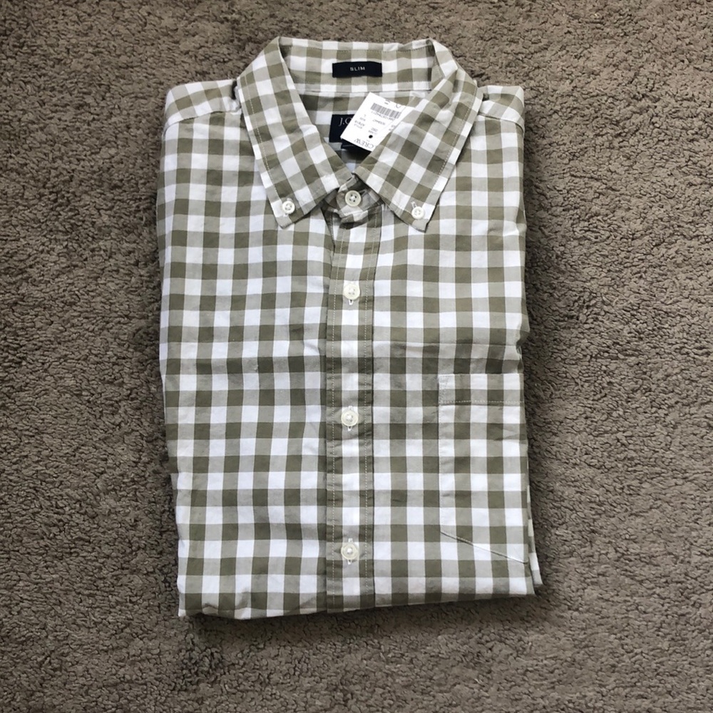 NWT J. Crew Factory Slim button down shirt - Picture 3 of 4